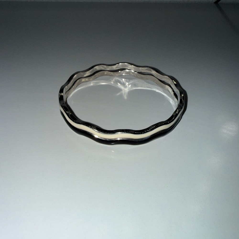 Silver Bangle Set - Picture 2 of 3